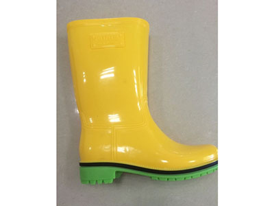 Botas de lluvia de PVC de tres colores