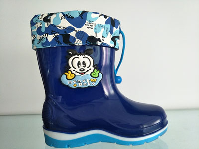 Botas de lluvia de PVC de tres colores